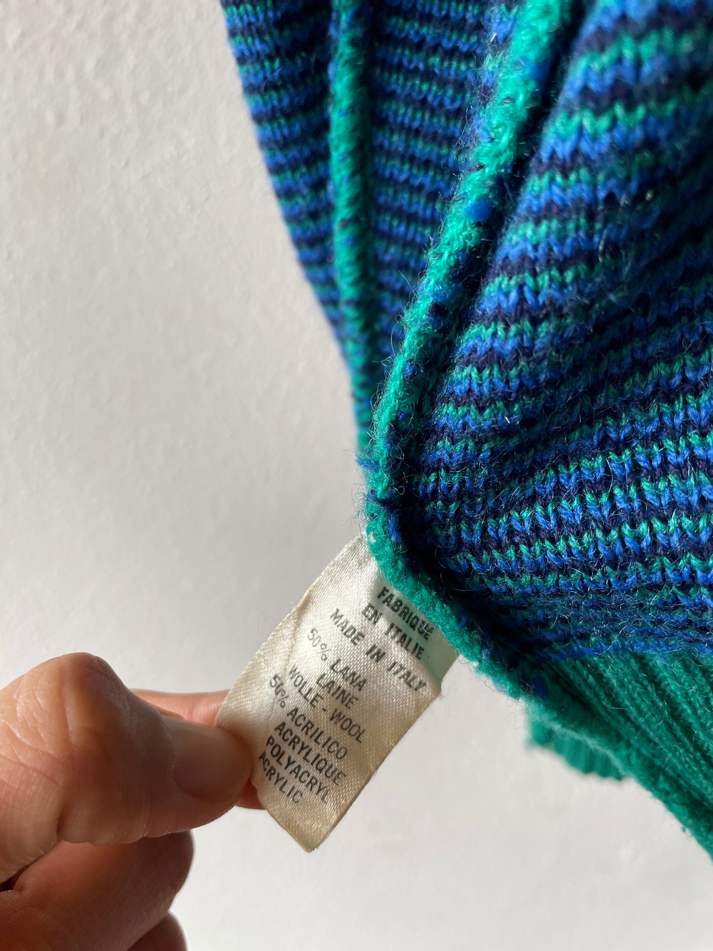 Early 1980s Giorgio armani wool jumper.