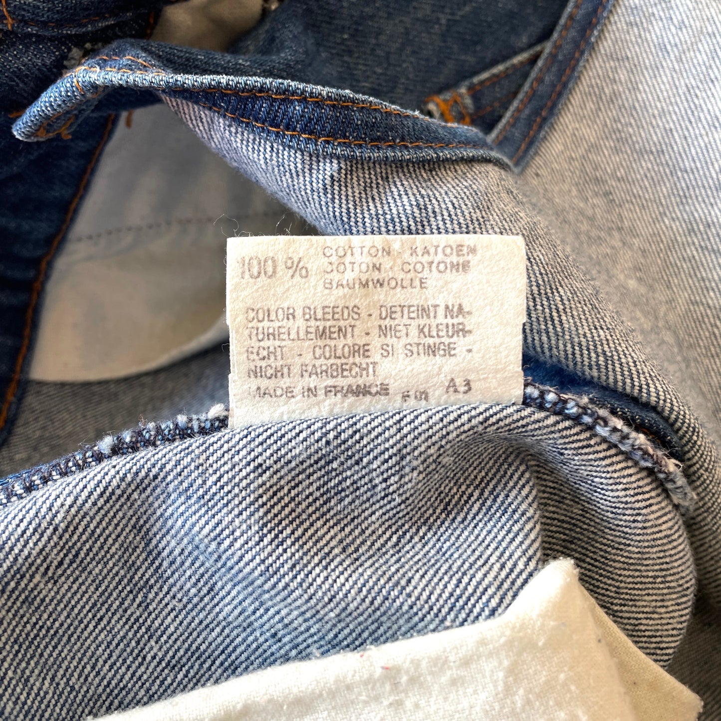 Vintage Levi's denim overalls , Made in France