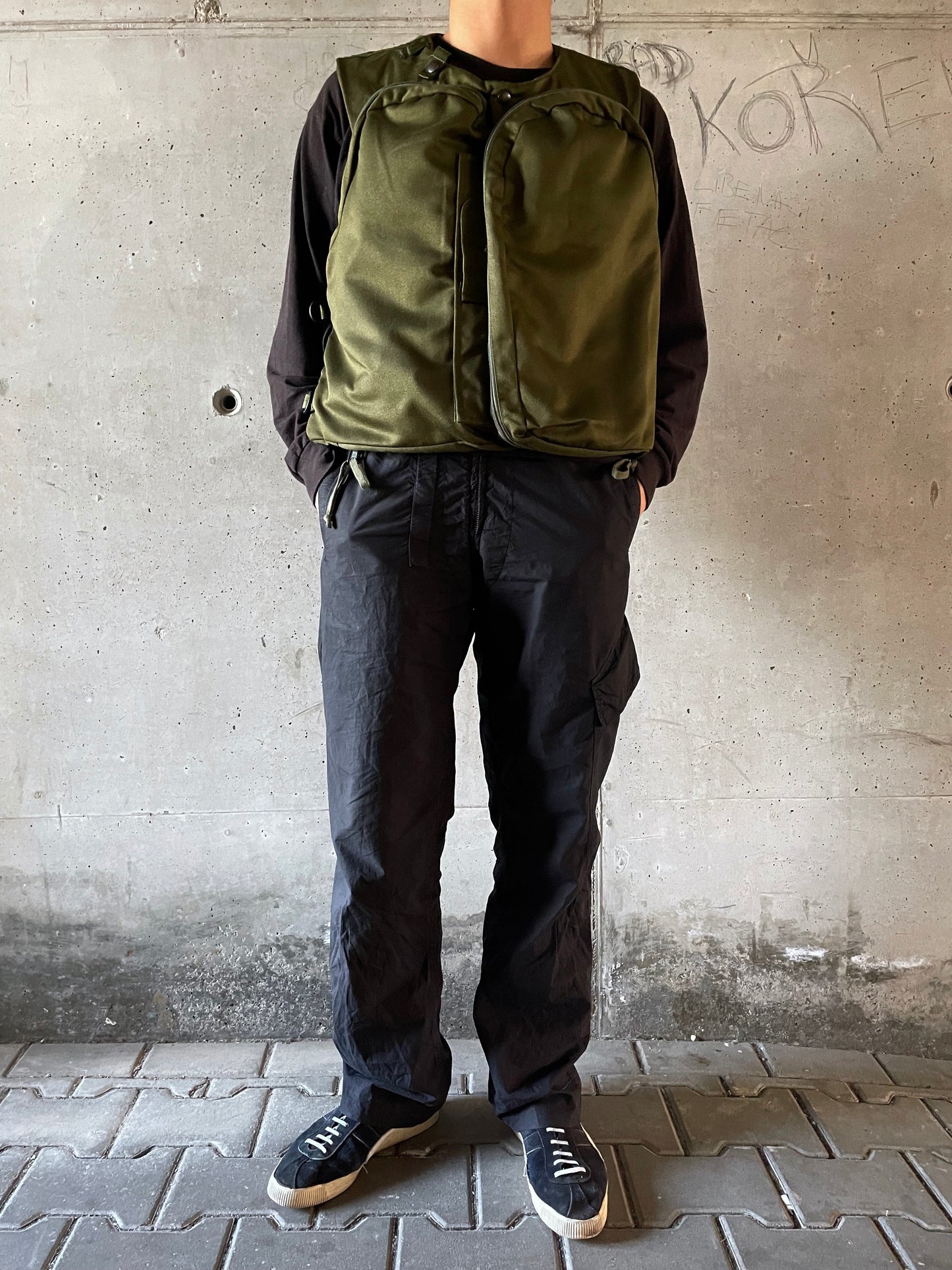 90s uk military afv crew vest