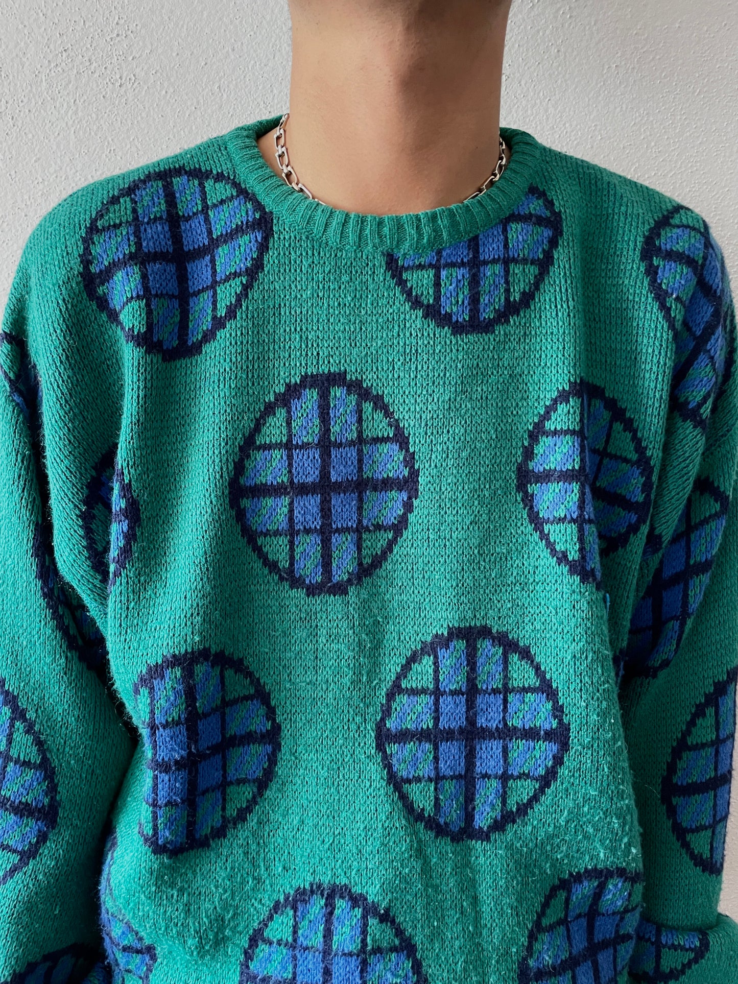 Silver 925 two tone chain necklace