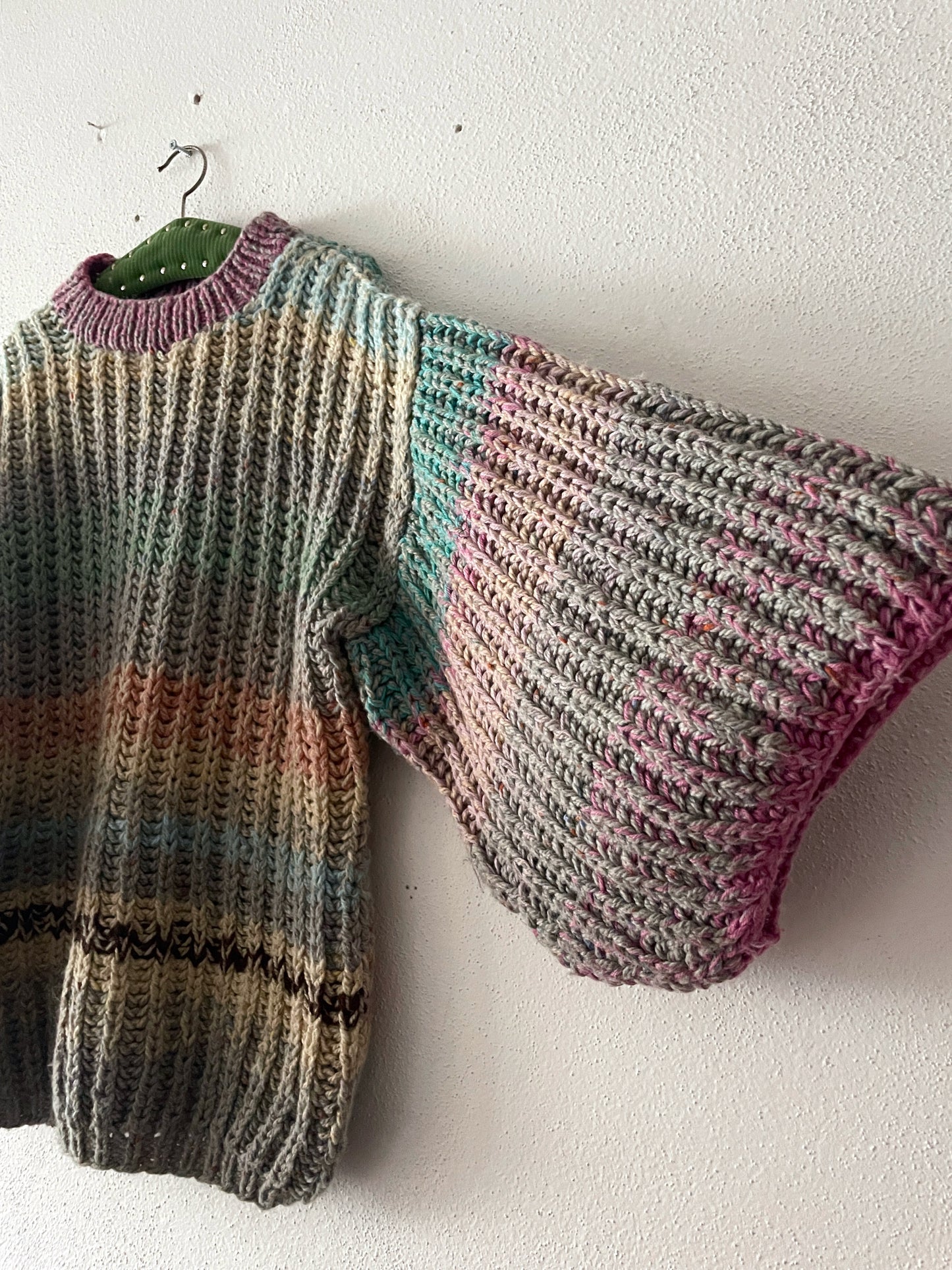 80's Germany handmade knit