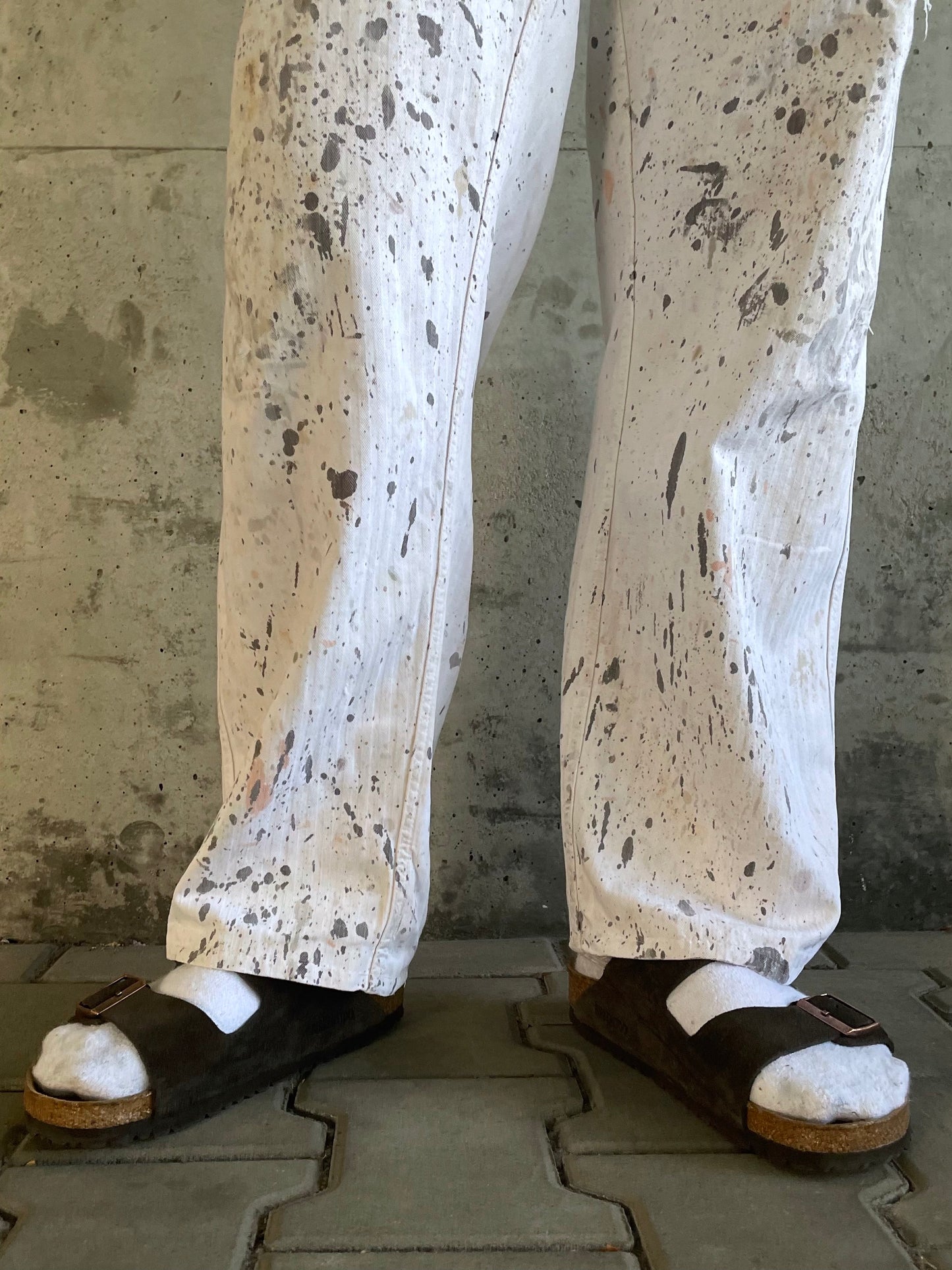 60's Cotton work trouser. Germany.