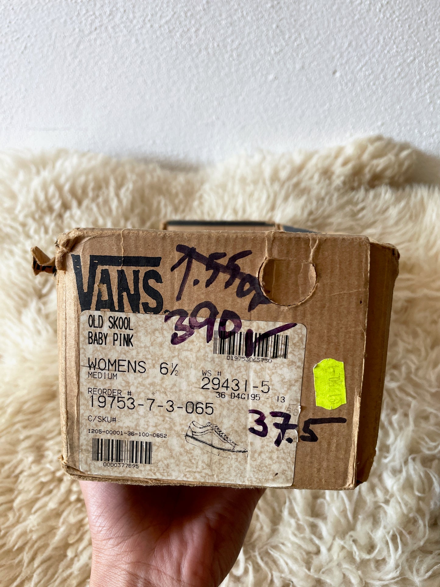 90's dead stock vans old school made in USA / sz 6.5