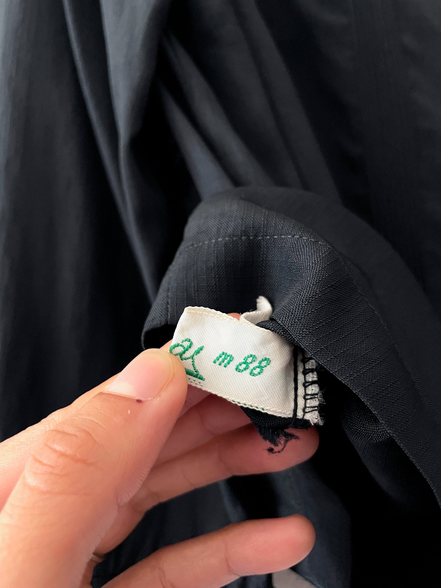 60's ladies black shirt