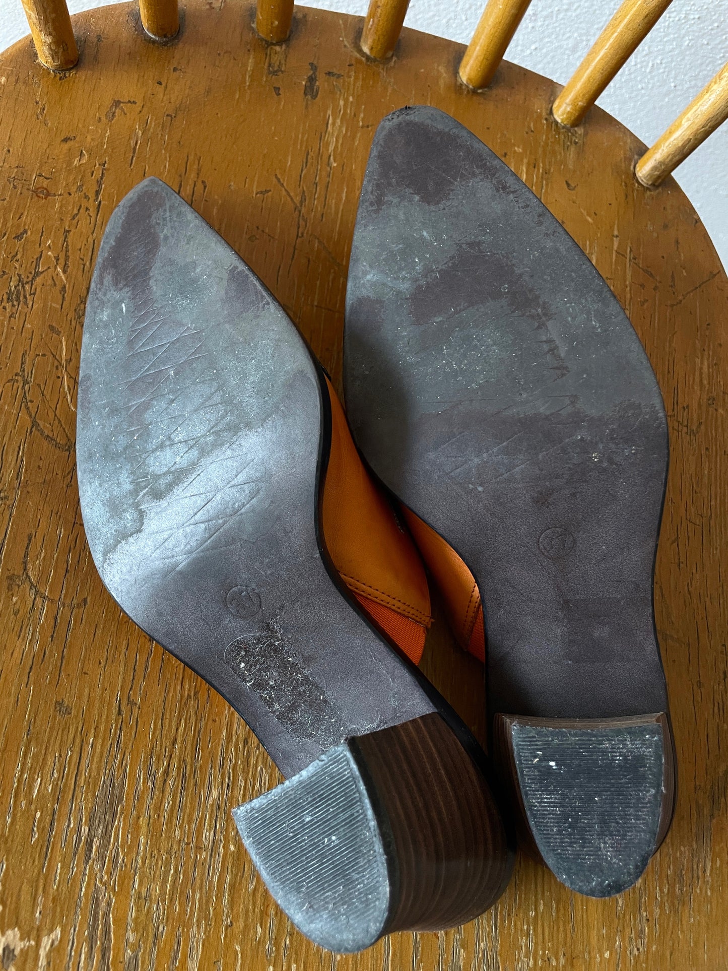 Western motif leather × python