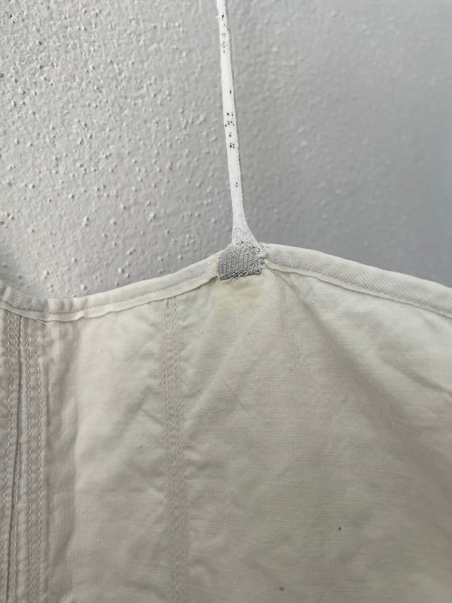 French antique cotton waistcoat