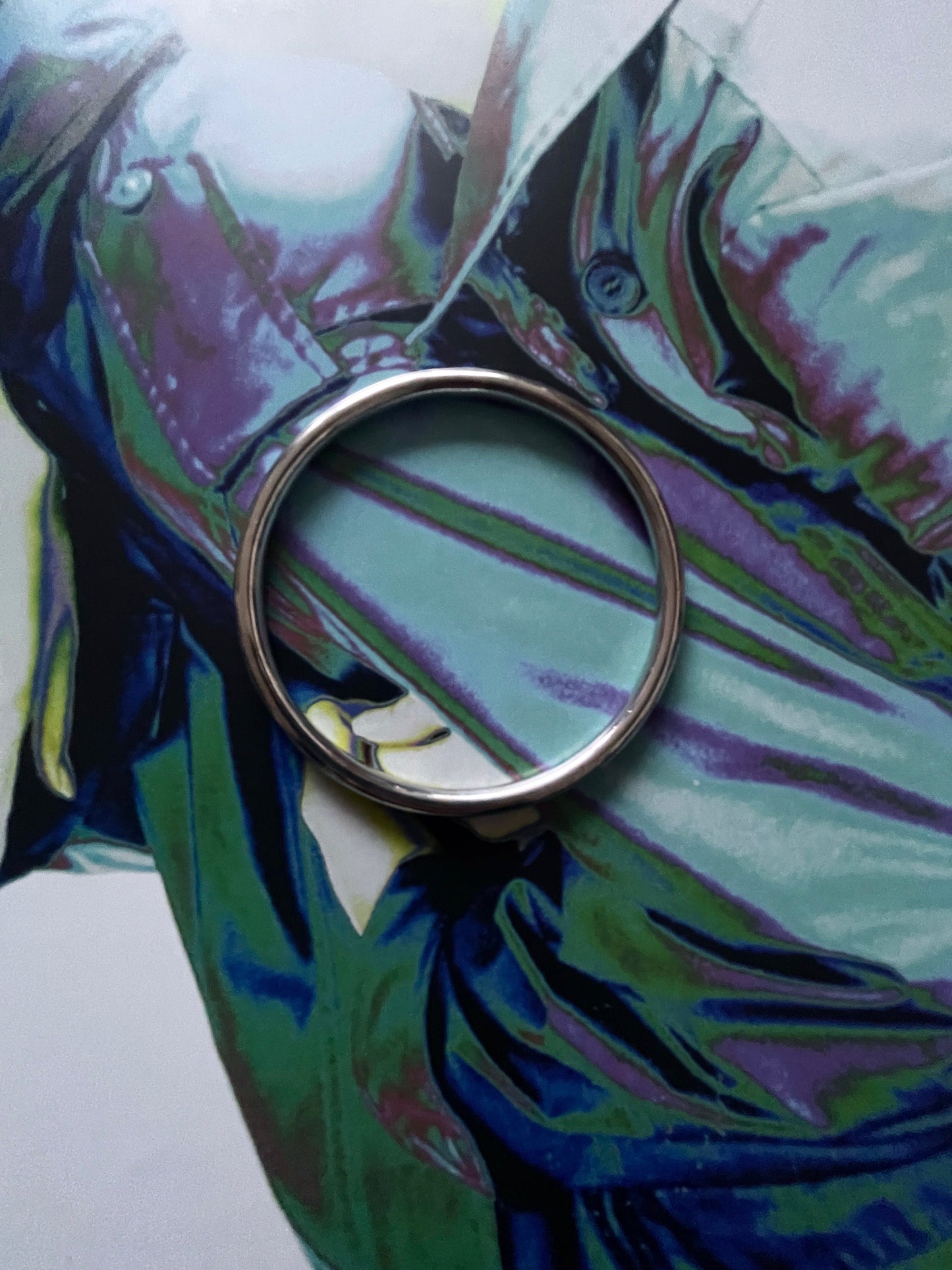 sterling silver hoop bangle