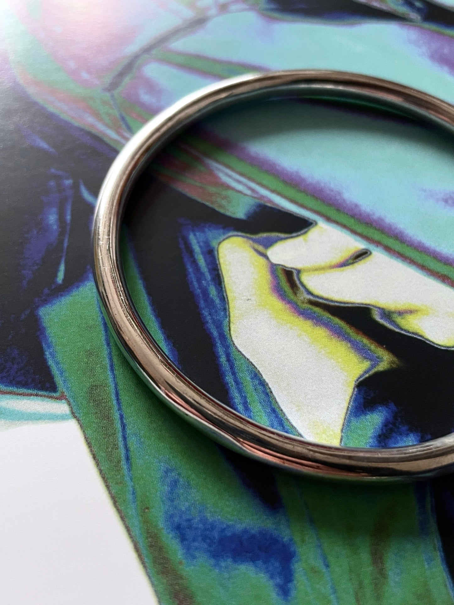 sterling silver hoop bangle