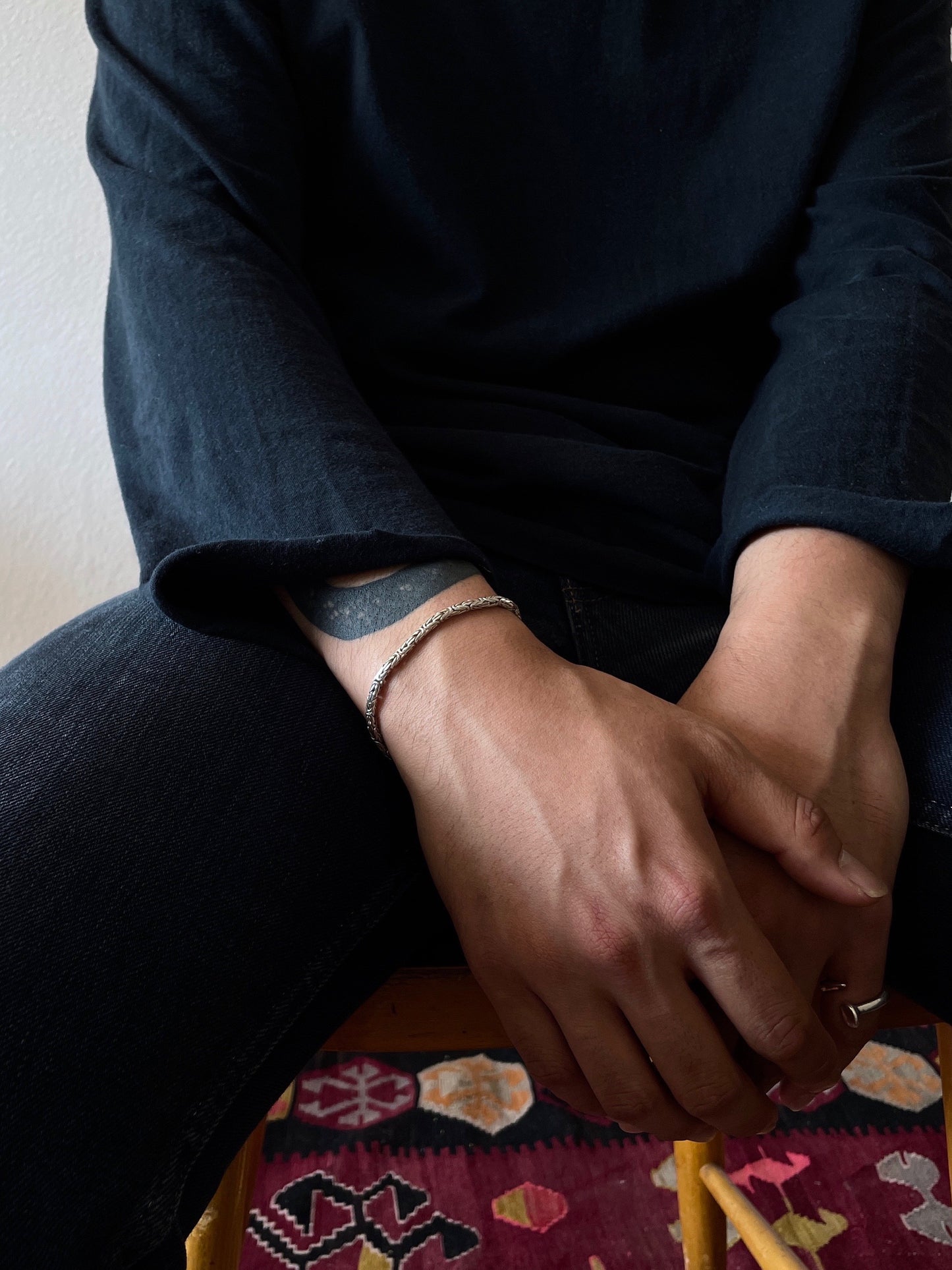 byzantine link chain necklace silver vintage ビザンチン チェーン ネックレスbyzantine link chain necklace silver vintage ビザンチン チェーン ブレスレット ネックレス bracelet bangle togle crasp