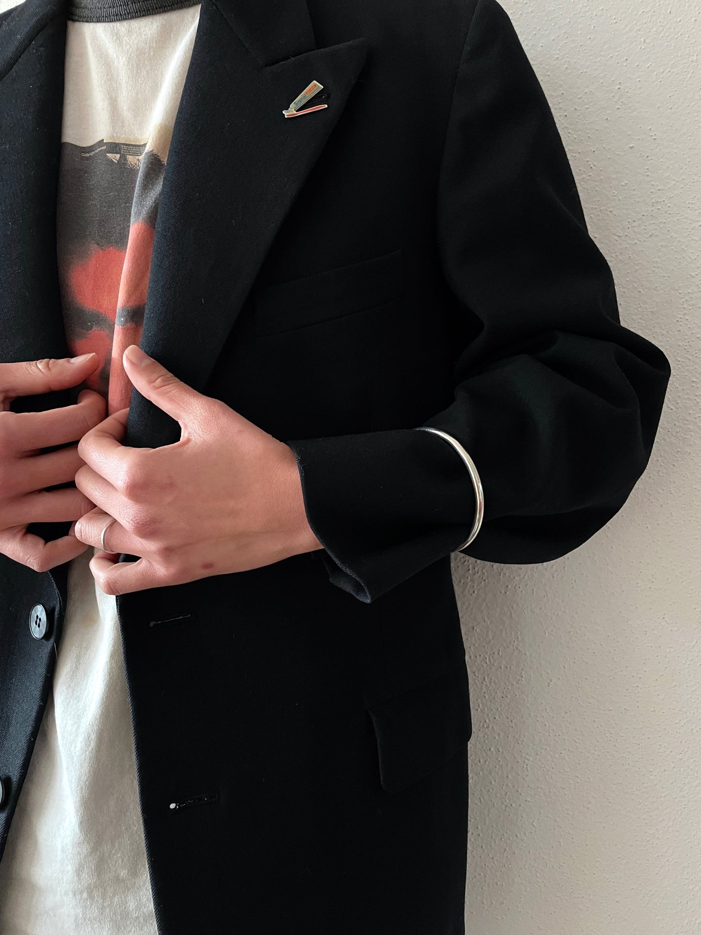 sterling silver hoop bangle