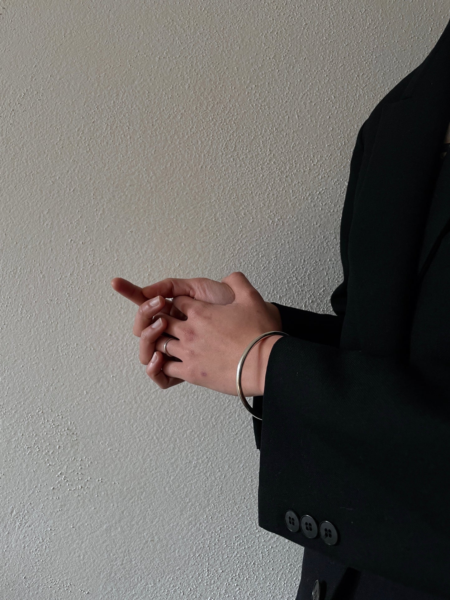 sterling silver hoop bangle