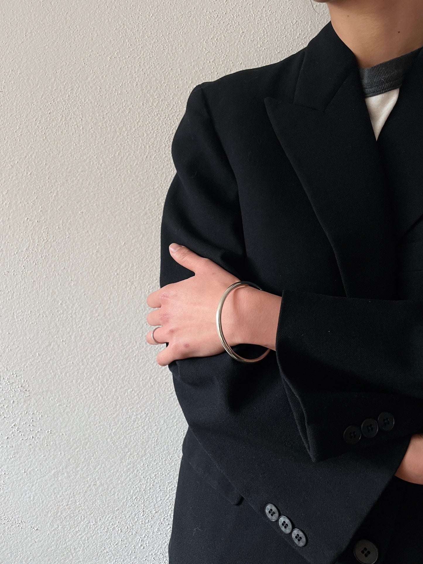 sterling silver hoop bangle