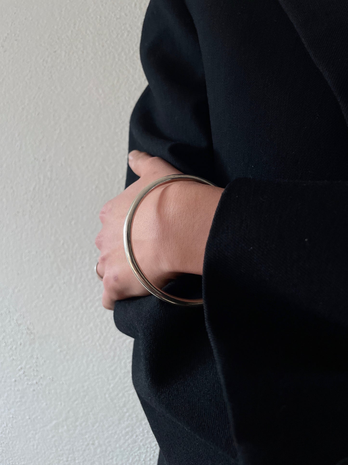 sterling silver hoop bangle