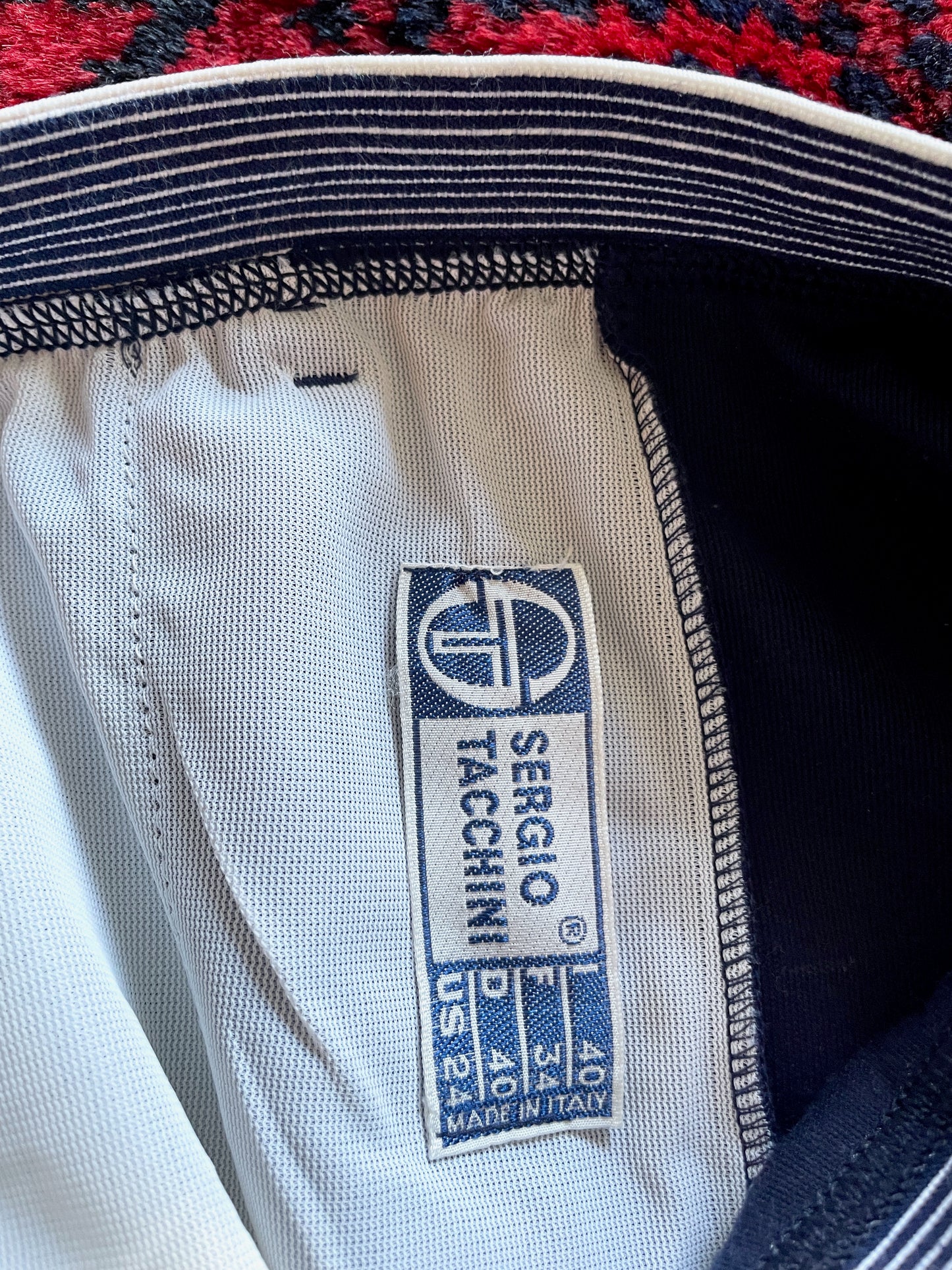 late80's Sergio Tacchini jersey track pants