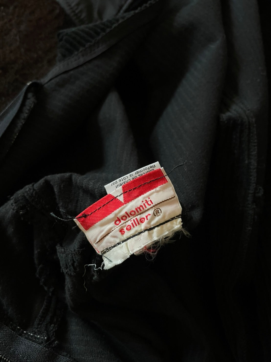 Black corduroy jumpsuit