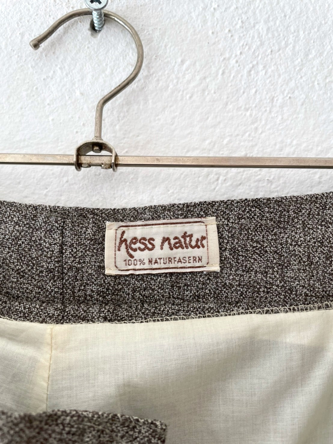 90's alpaca wool light spring trouser