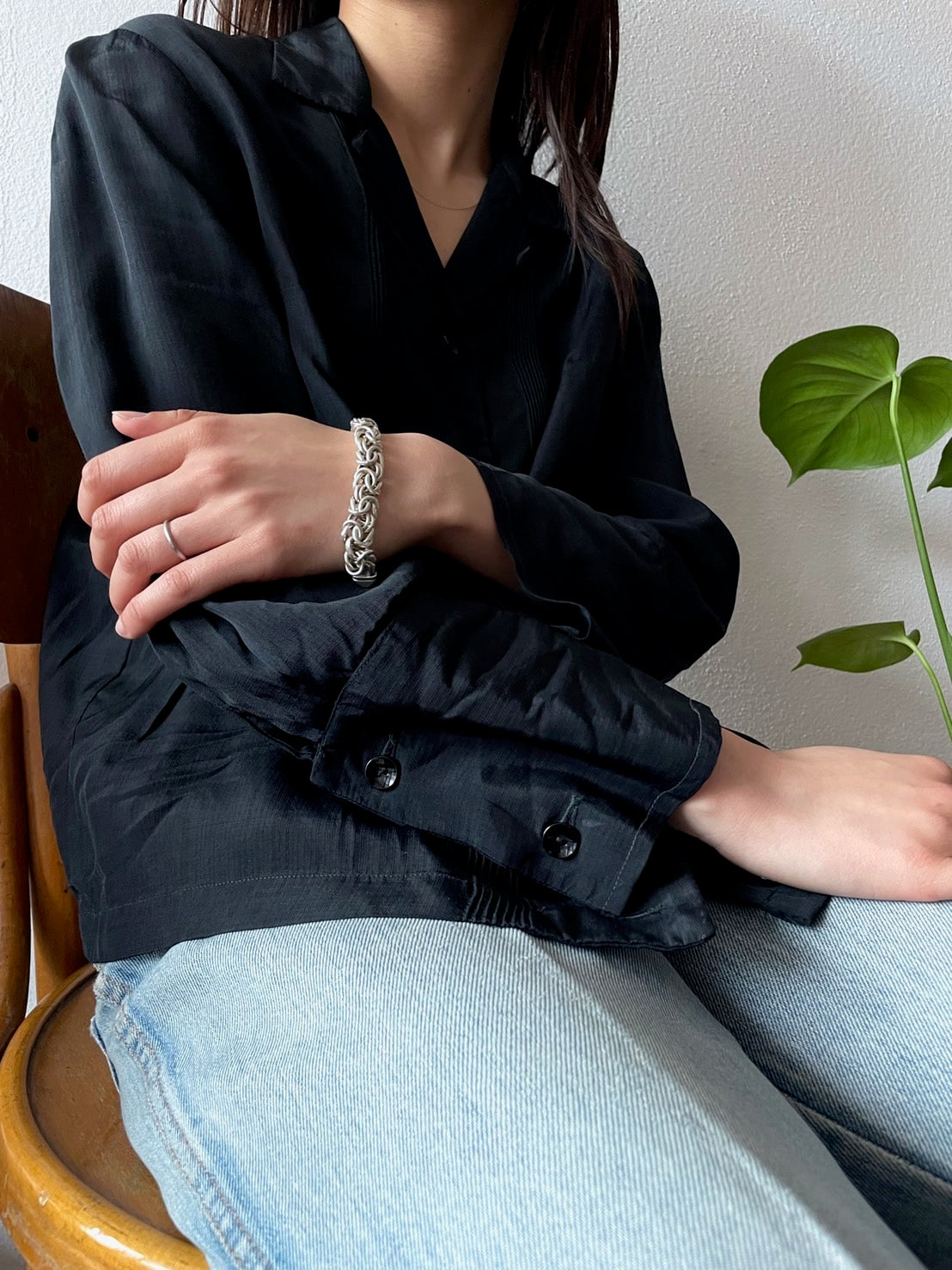 byzantine link chain necklace silver vintage ビザンチン チェーン ネックレスbyzantine link chain necklace silver vintage ビザンチン チェーン ブレスレット ネックレス bracelet bangle