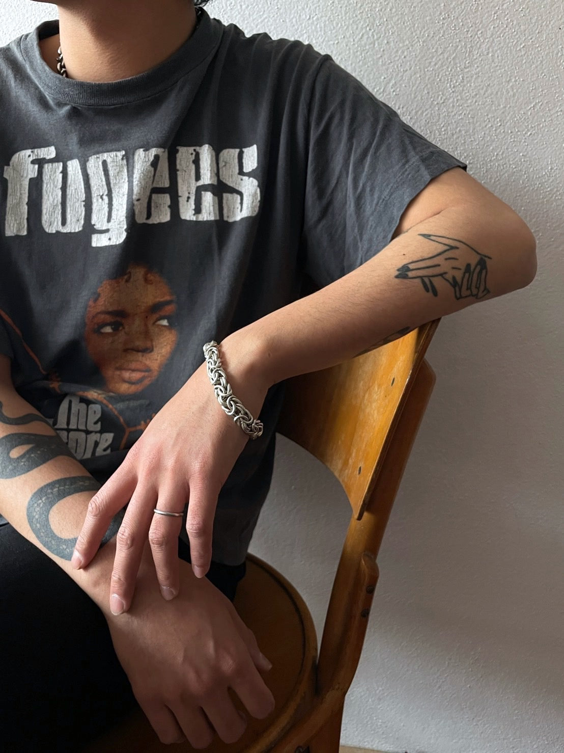 byzantine link chain necklace silver vintage ビザンチン チェーン ネックレスbyzantine link chain necklace silver vintage ビザンチン チェーン ブレスレット ネックレス bracelet bangle italy イタリア