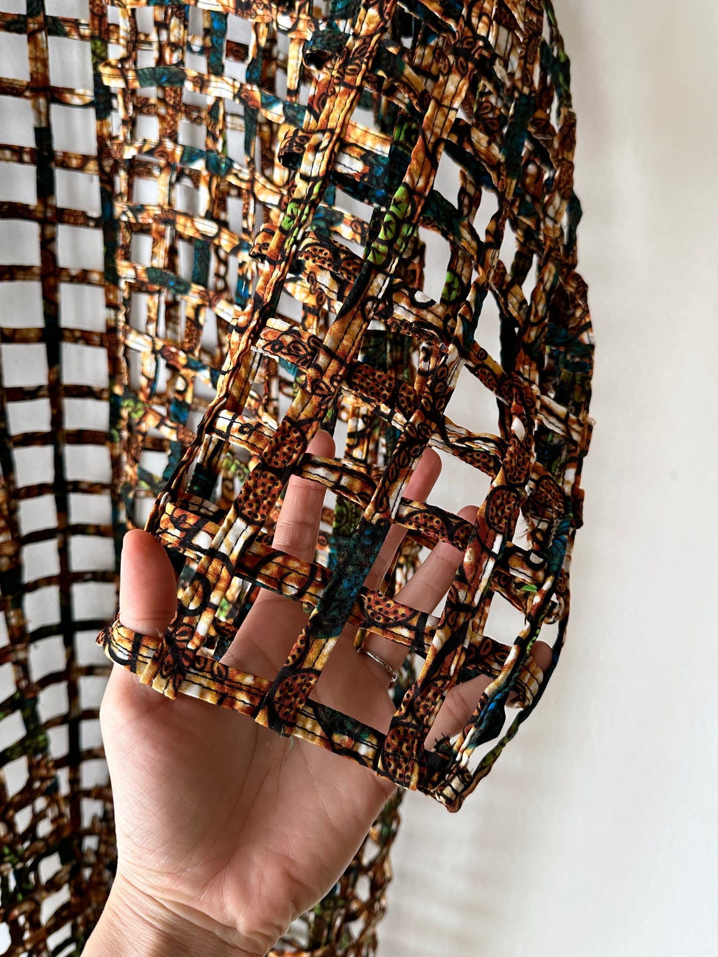 Super handmade batik mesh jacket