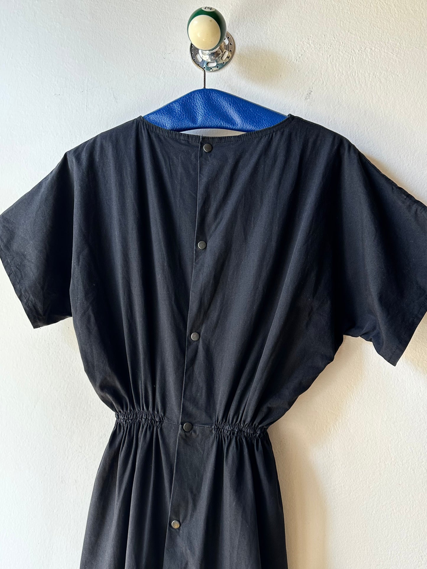 80s France black combinaison