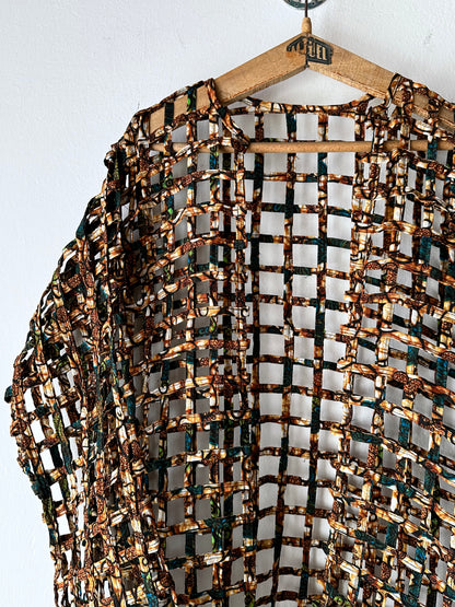 Super handmade batik mesh jacket