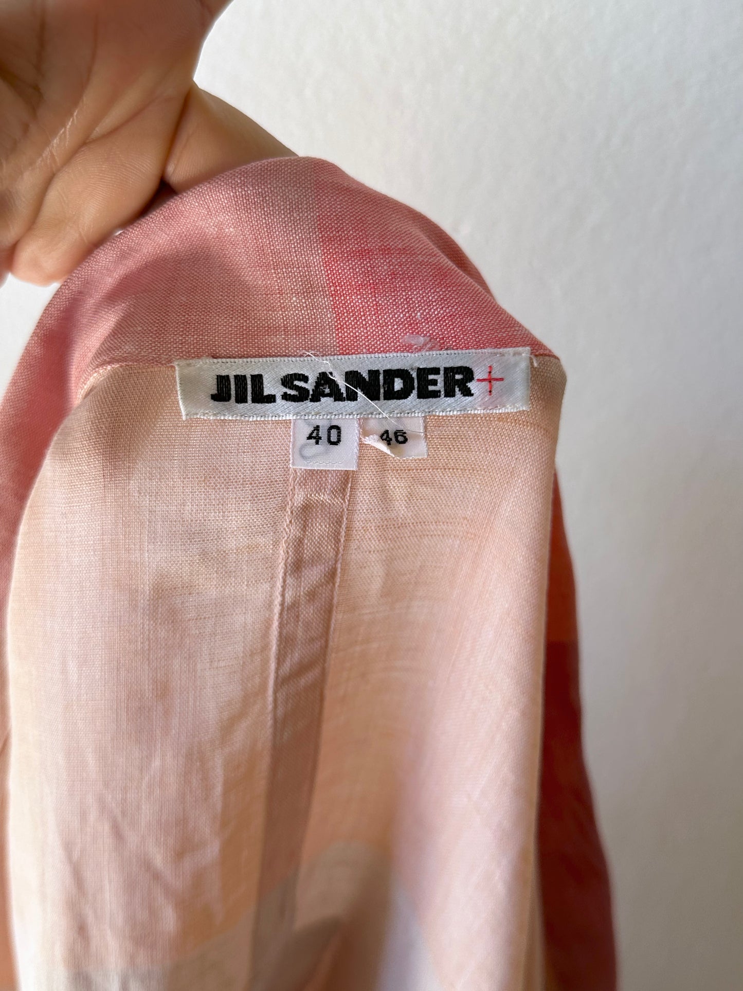 JIL SANDER linen over shirt