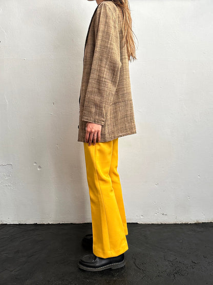 90s linen blend jacket