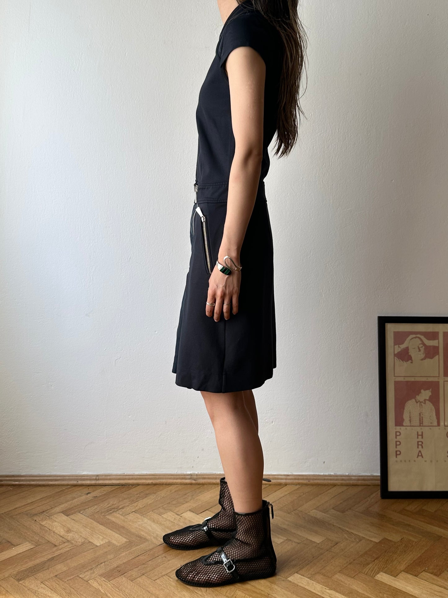 SPORTMAX CODE nylon silk jumper dress