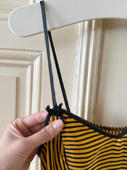 80s silk camisole made in France