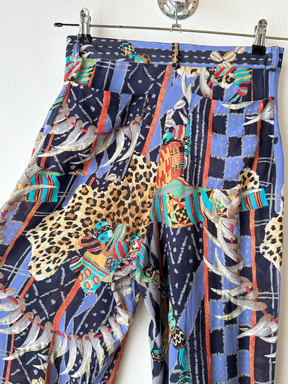 KENZO jungle rayon pants