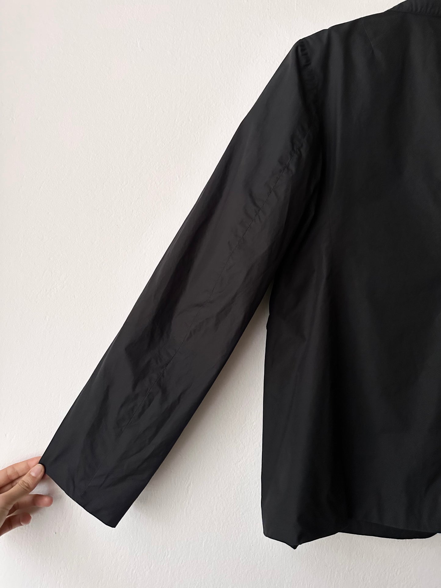 JIL SANDER minimal black jacket