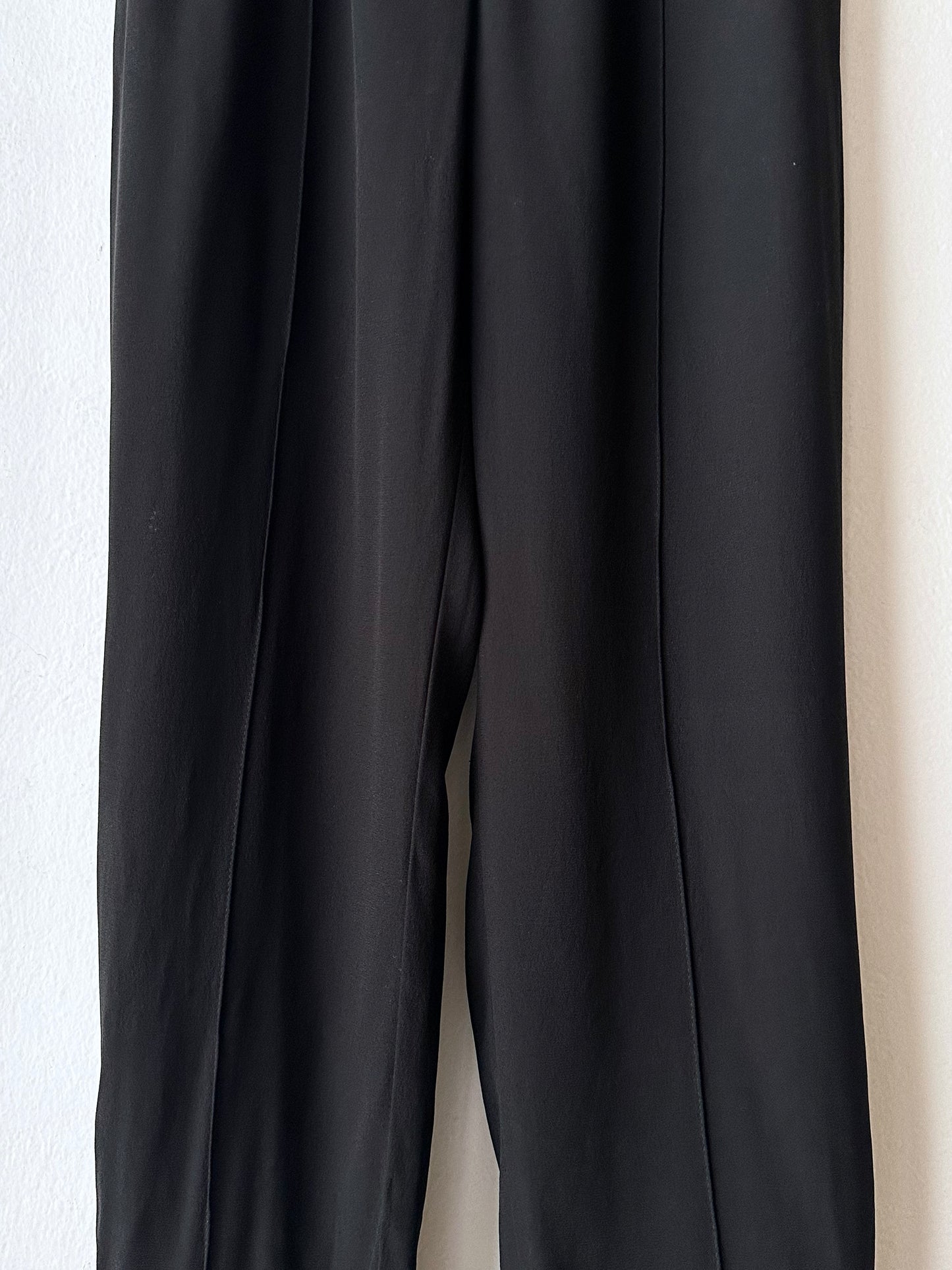 MARNI black rayon easy pants