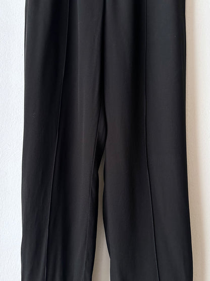 MARNI black rayon easy pants