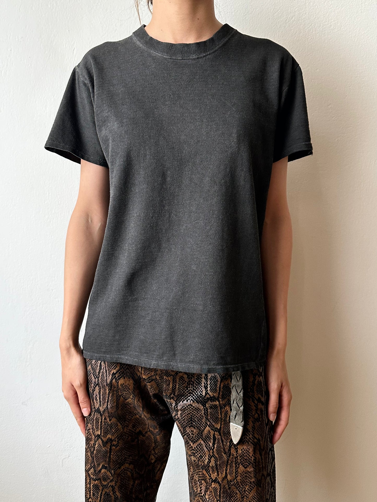90s black tee pair - woman S/M