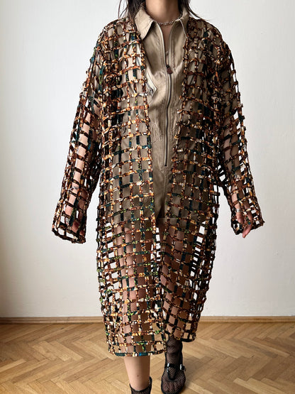 Super handmade batik mesh jacket