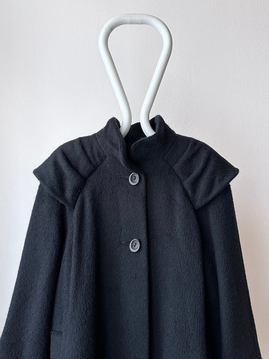 special llama wool long coat