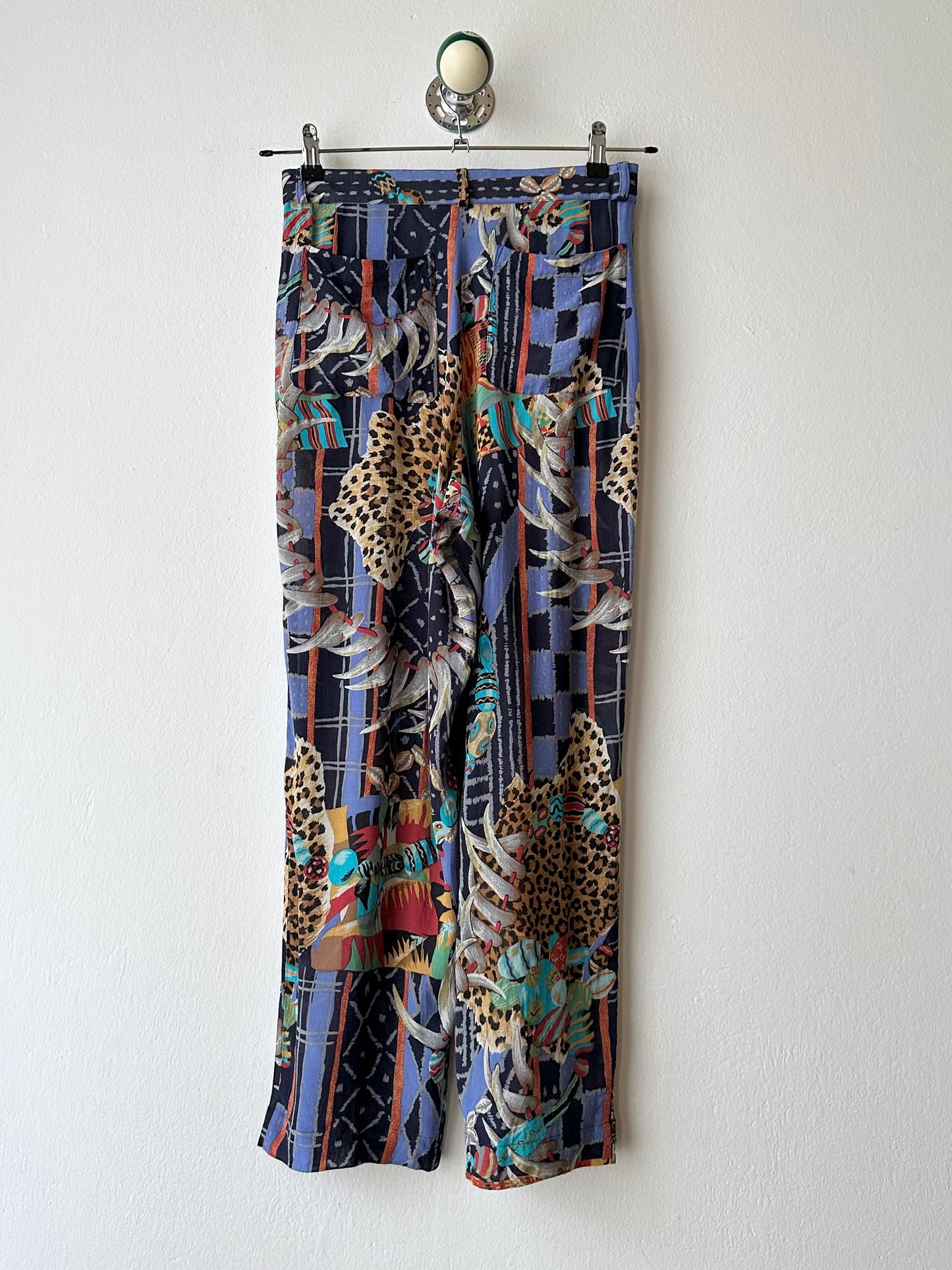 KENZO jungle rayon pants