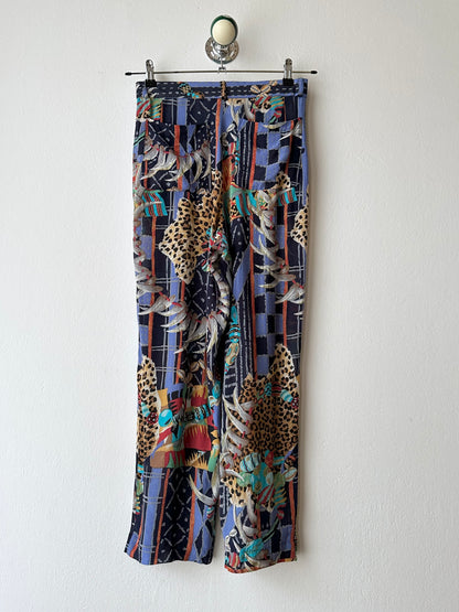 KENZO jungle rayon pants