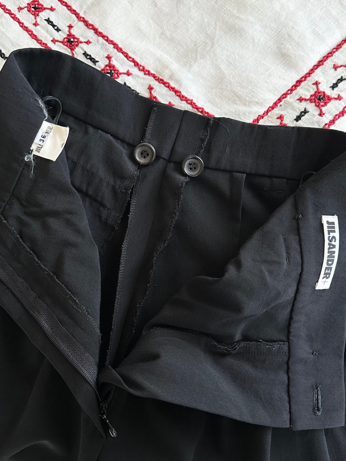 90s JIL SANDER+ wool trouser W26