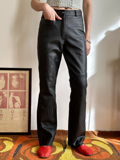 Uncle sam leather trouser W28