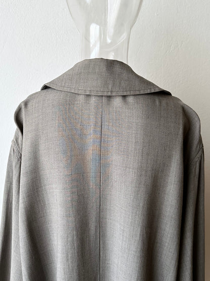 1991' Katharine Hamnett lana rayon trench jacket