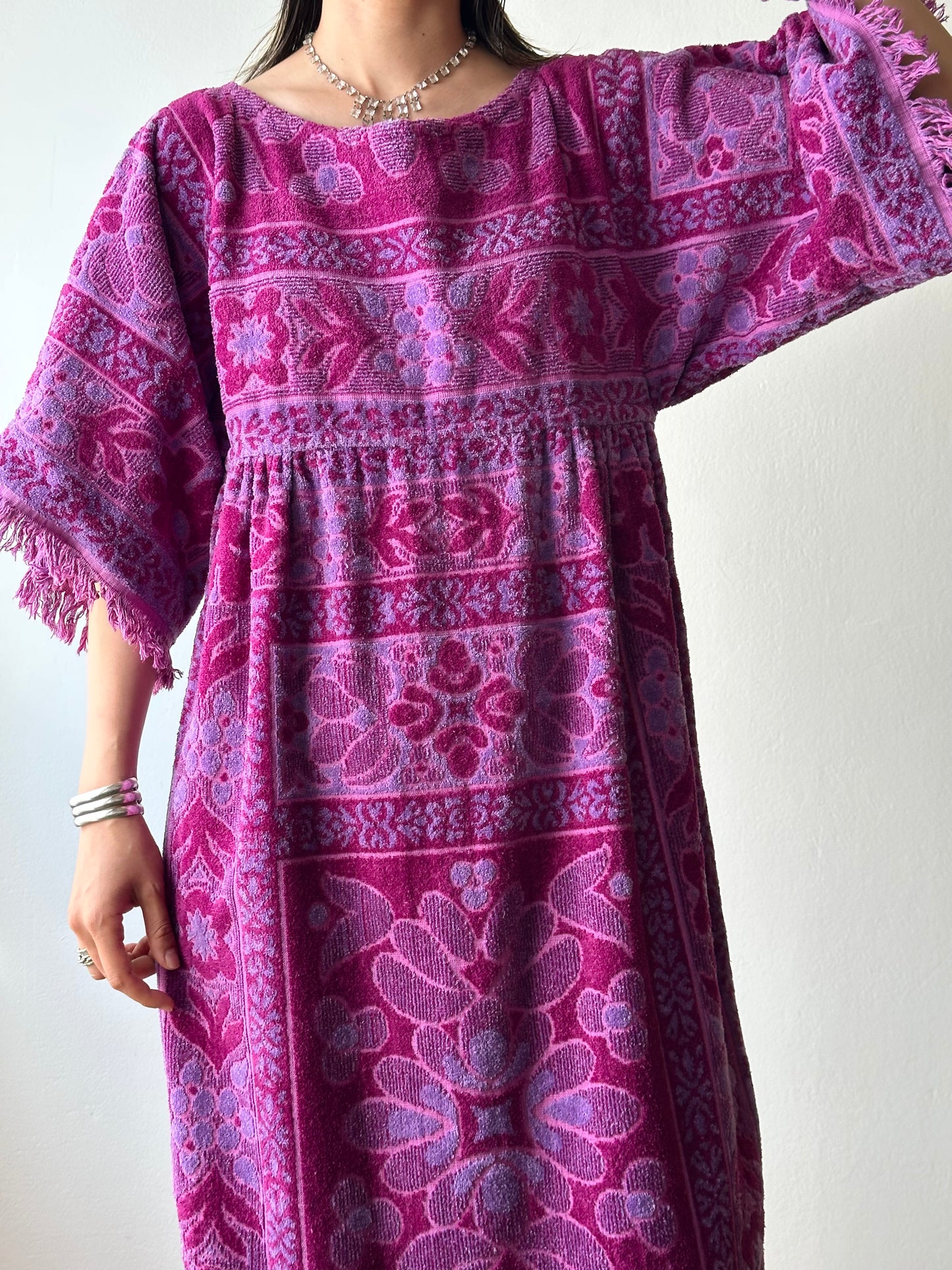 London towel dress ca. late 1970s