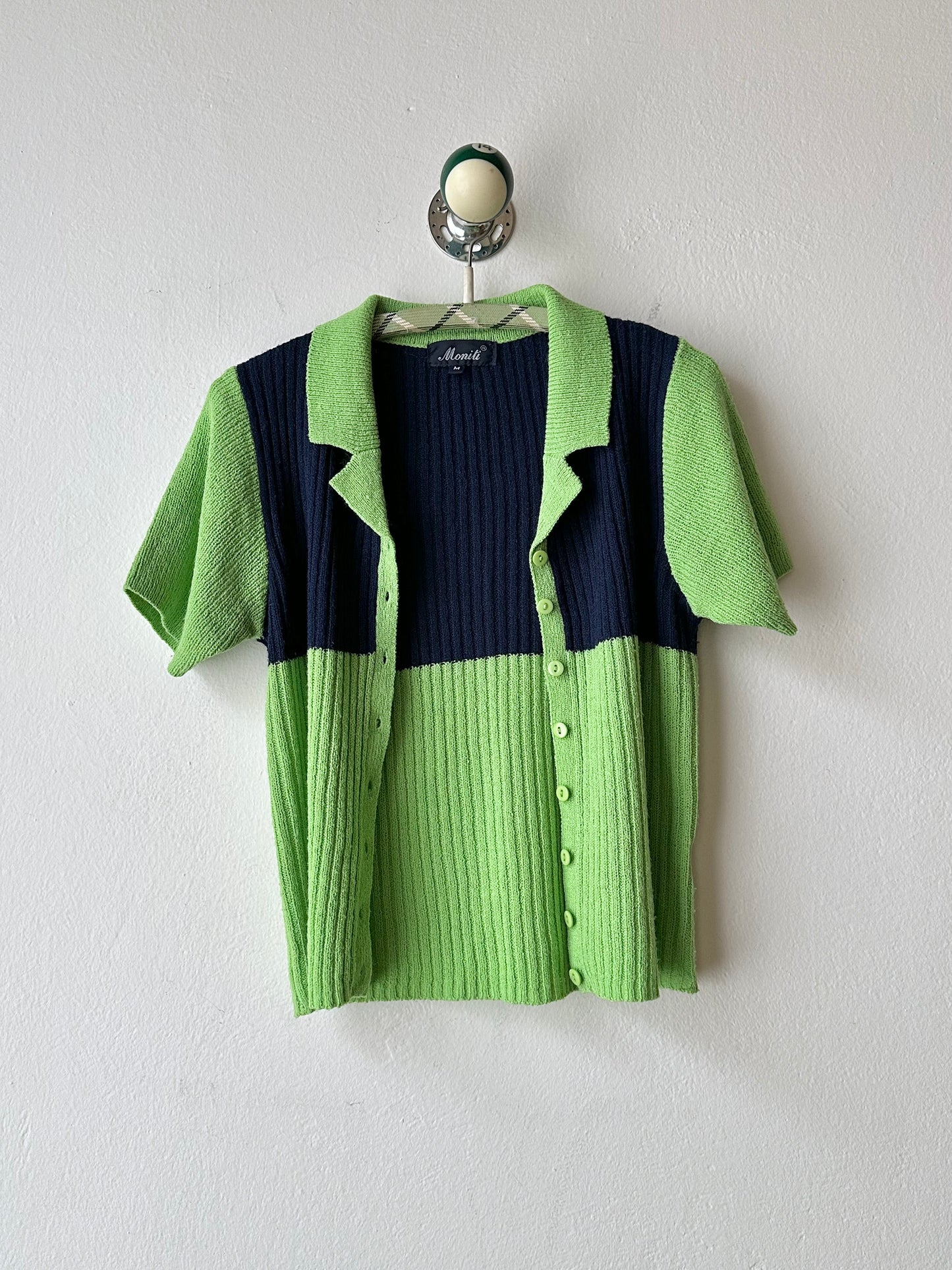 90s acryl knit polo