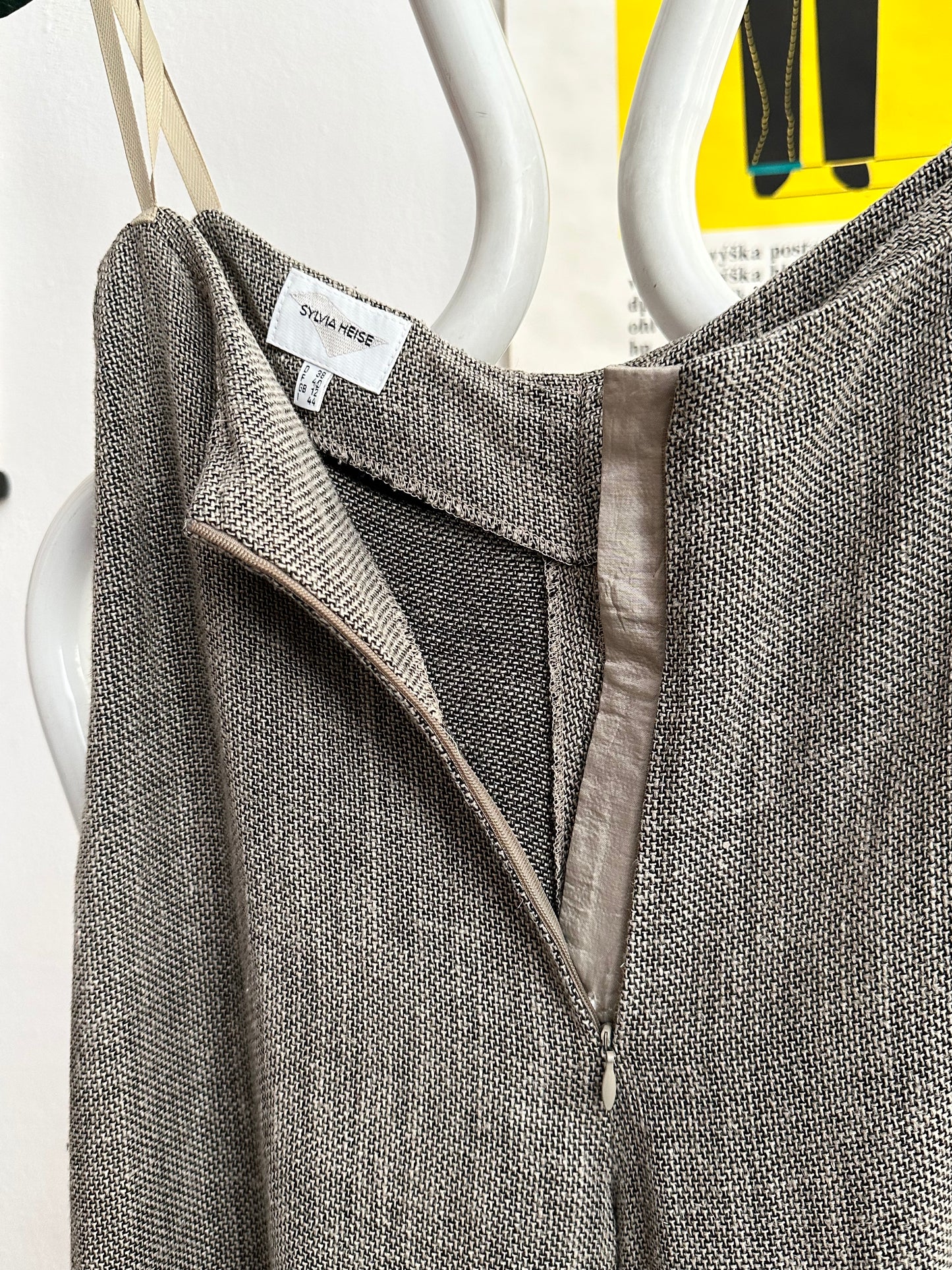 Linen viscose wide pants W29