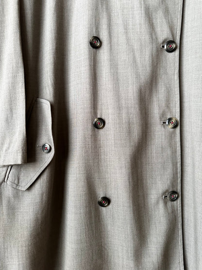 1991' Katharine Hamnett lana rayon trench jacket