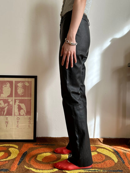 Uncle sam leather trouser W28