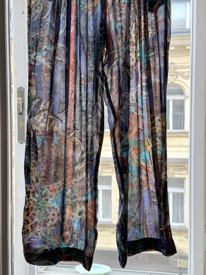 KENZO jungle rayon pants