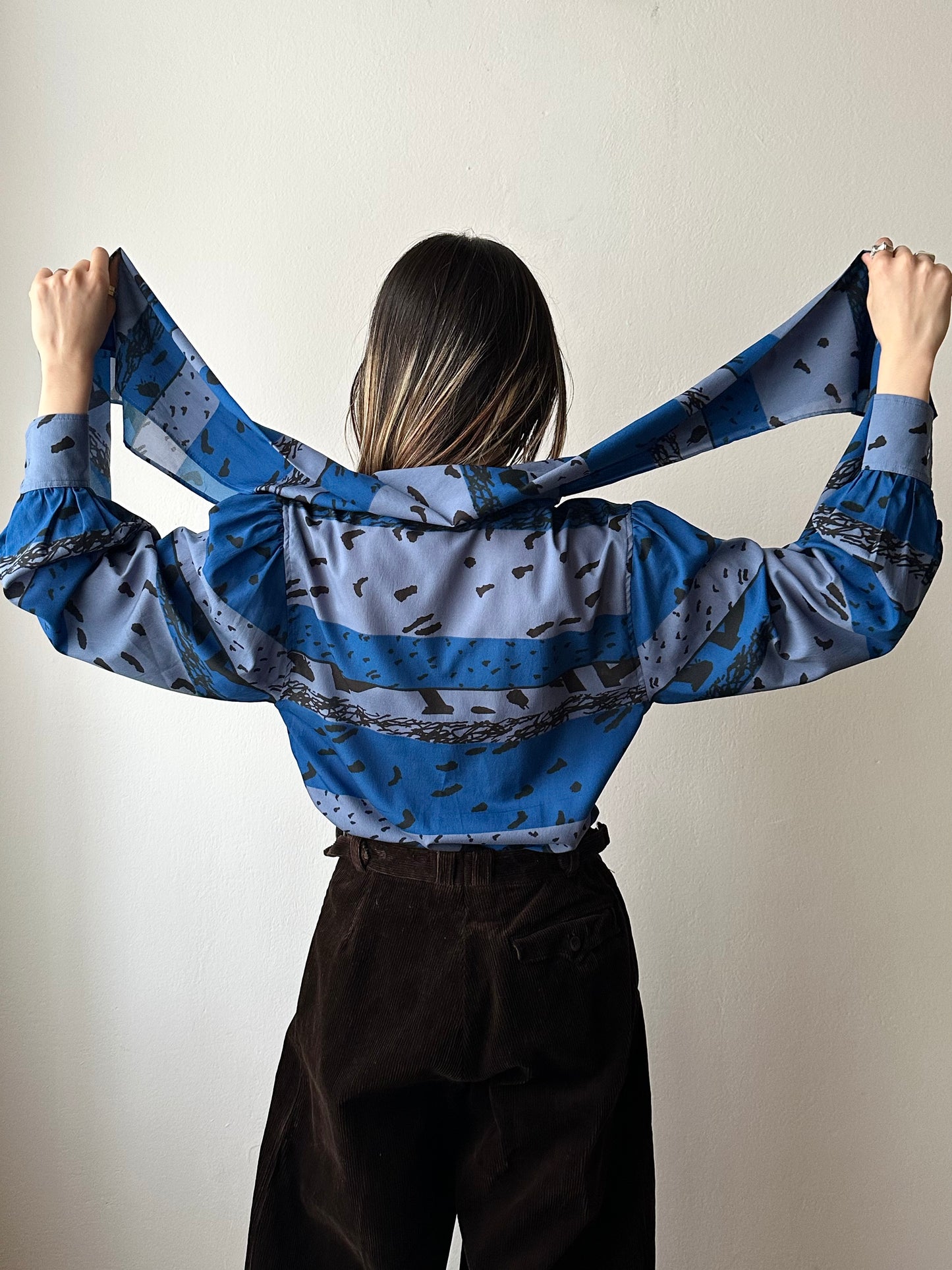 Peterpan tie blouse made in France