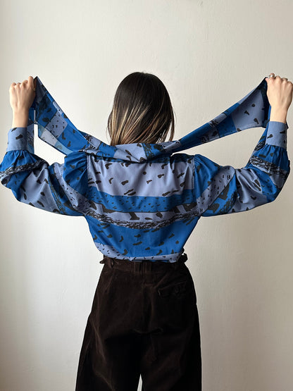 Peterpan tie blouse made in France