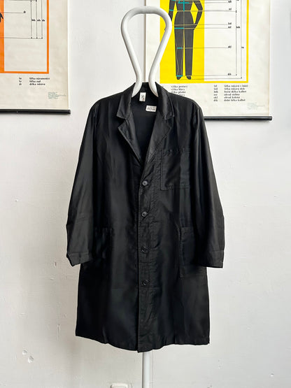 60s deadstock cotton satin work jacket